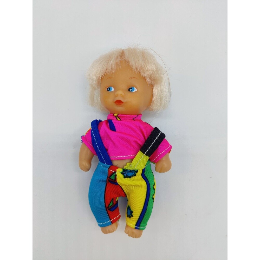 Doll With Vintage Looking Clothing On 80s 1980s Style Blonde Hair Toy Cute Girl